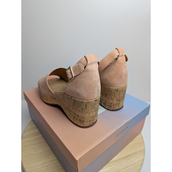 Lisa Vicky Laud Platform Wedge Sandals Womens 8 M Canyon Sun Ankle Strap Suede - Picture 4 of 10
